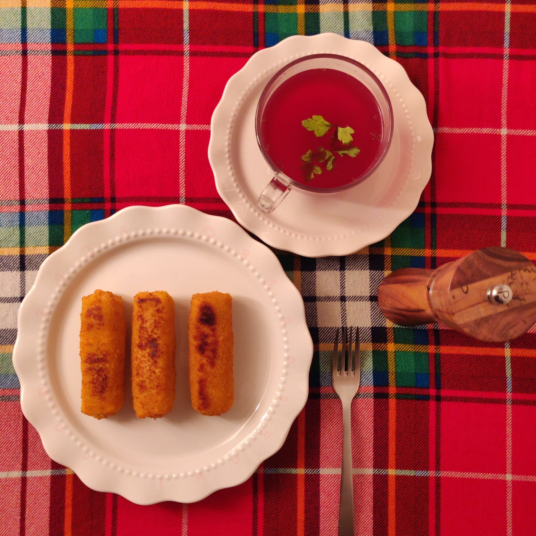 Borscht With Croquettes – a perfect companion